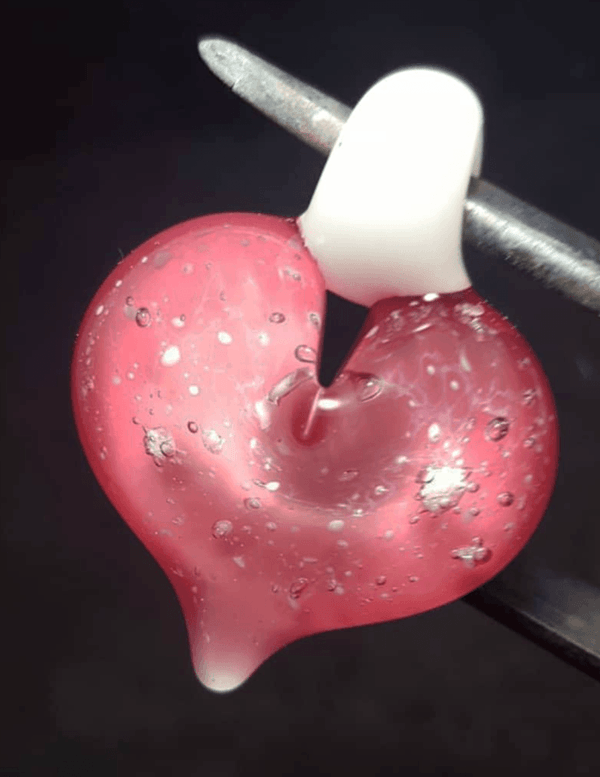 Loving Heart Glass Pendant